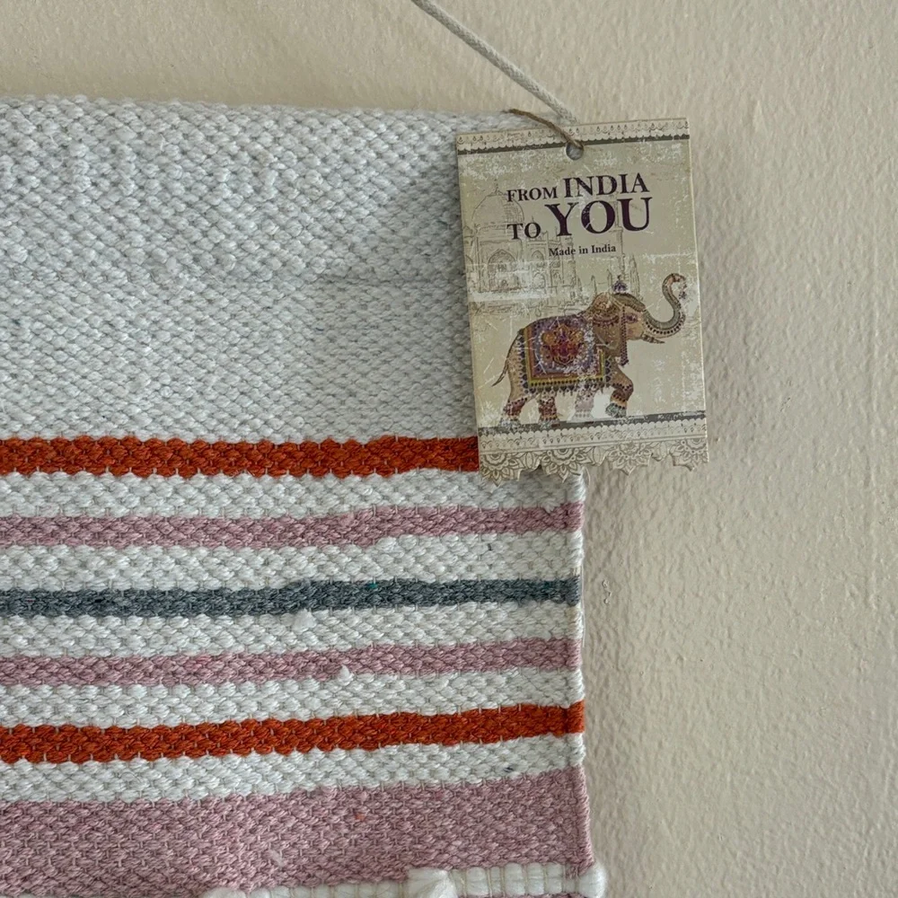 Handwoven Wall Hanging with Tassels NWT